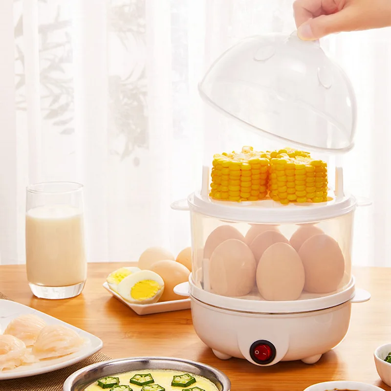 7-Egg Capacity Chicken Shape Egg Steamer - Mini Cooker, Food