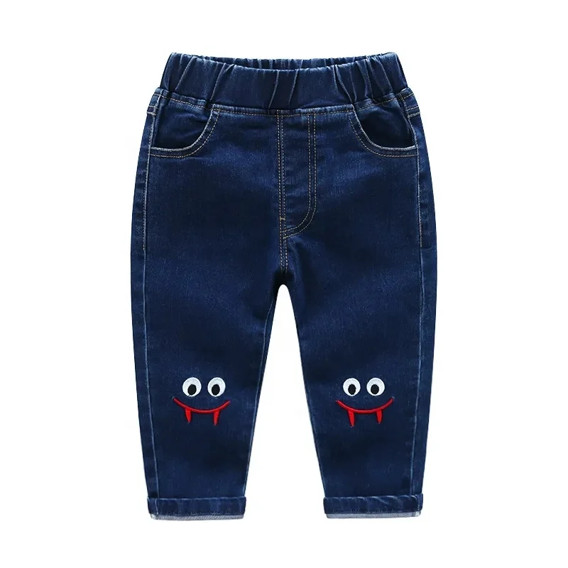 High quality customize fashion waist flare bell bottom boot cut denim jeans for baby kids