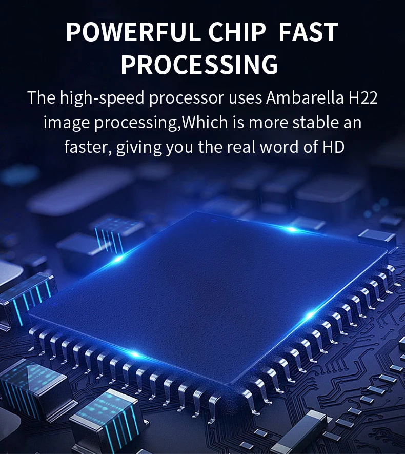 ambarella h22 up to 8k 64mp action camera with sup