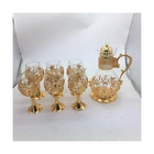 Coffee Factory High Quality Custom Home Daily Luxury Electroplating Gold And Silver Coffee Cup Set