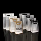 Bag Pvc Pvc Wholesale Custom LOGO Shopping PP Plastic Tote Bag PVC Transparent Gift Bag