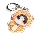 Charms Plastic Holographic Charms Diy Pendant Clear Epoxy Plastic Acrylic Keychain Custom Anime Printed