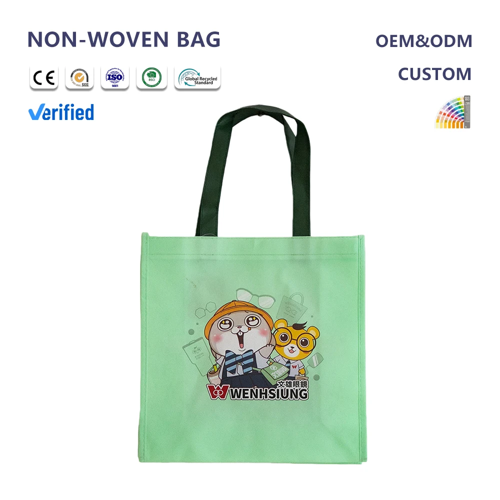 product eco friendly reusable non woven bag promotional clothing laminated grocery nonwoven fabric non woven shopping tote bag-13