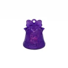Bell Newish Christmas Decoration 5.5*5.5*8.0CM Acrylic Bell With 1L Warm LED Mini Table Light