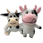 Animal Hot Manufacturer Price Custom Soft Cute Stuffed Animal Milka Cow Plush Toy