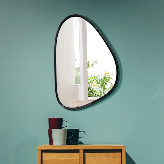 Wholesale customization of modern minimalist style wall decoration and irregular shaped mirrors for dressing