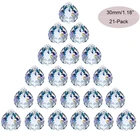 Faceted Wholesale Home Feng Shui Decoration 30Mm Faceted Balls Balls Clear K9 Crystal Prisms