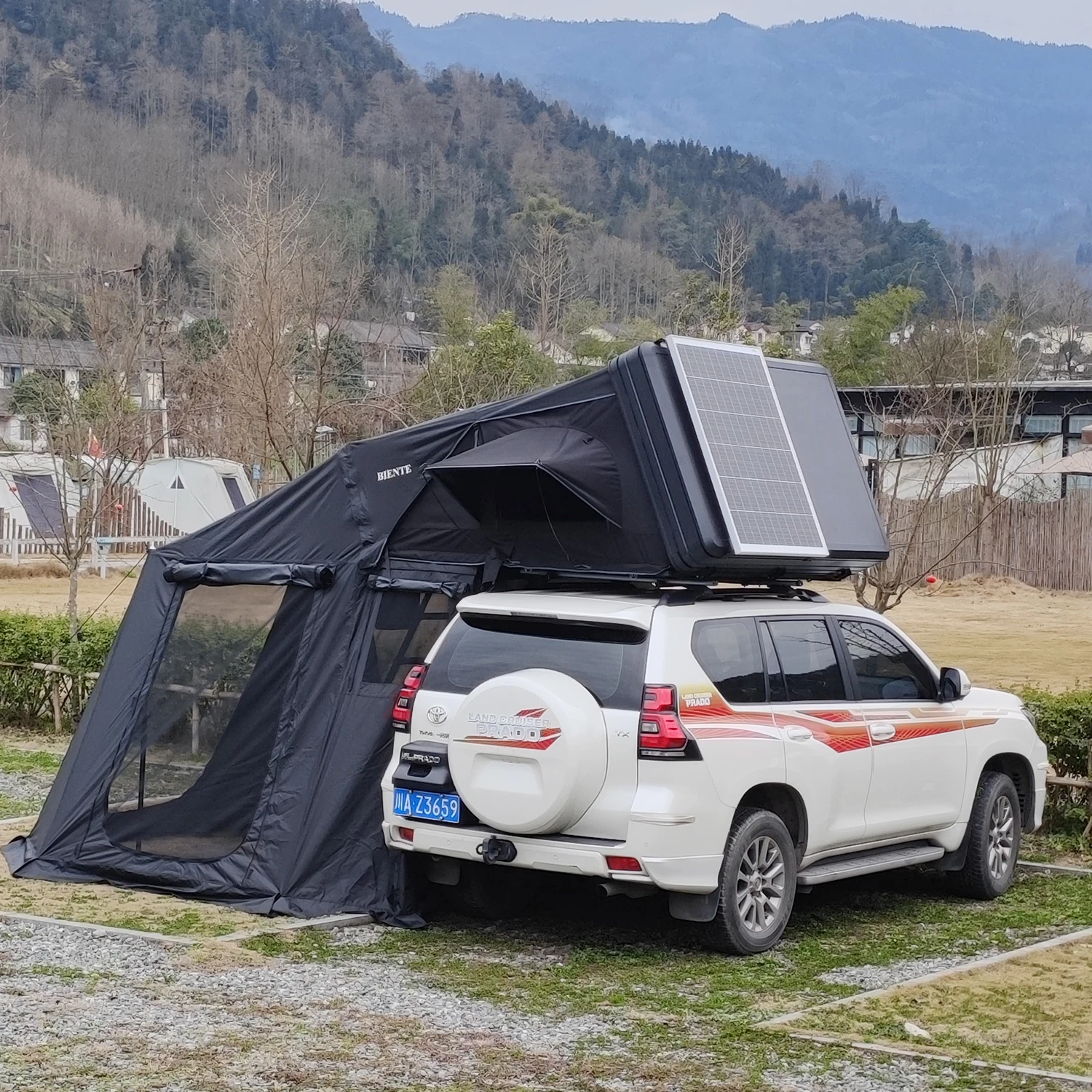 Quick Automatic Opening Four-season UV Protection Side Open Roof Tent Hardshell Car Rooftop Tent