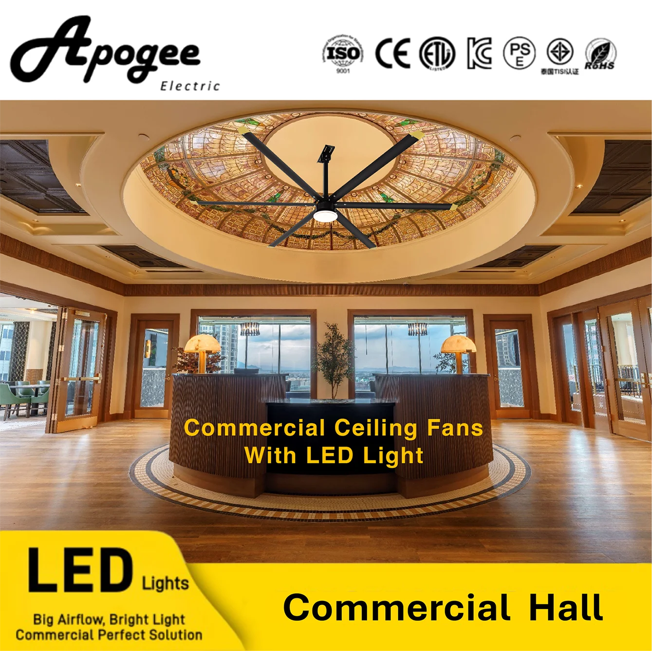 Ceiling Fan, 24ft, 20ft, 18ft, 16ft - detail 4