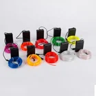 Neon EL Wire Lights Super Bright Battery Operated For Cosplay Dress Festival Party Halloween DIY Christmas Decoration