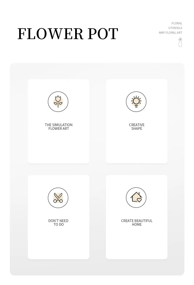 Living Room Book Vase For Dried Flowers Garden Decorative Vases Modern