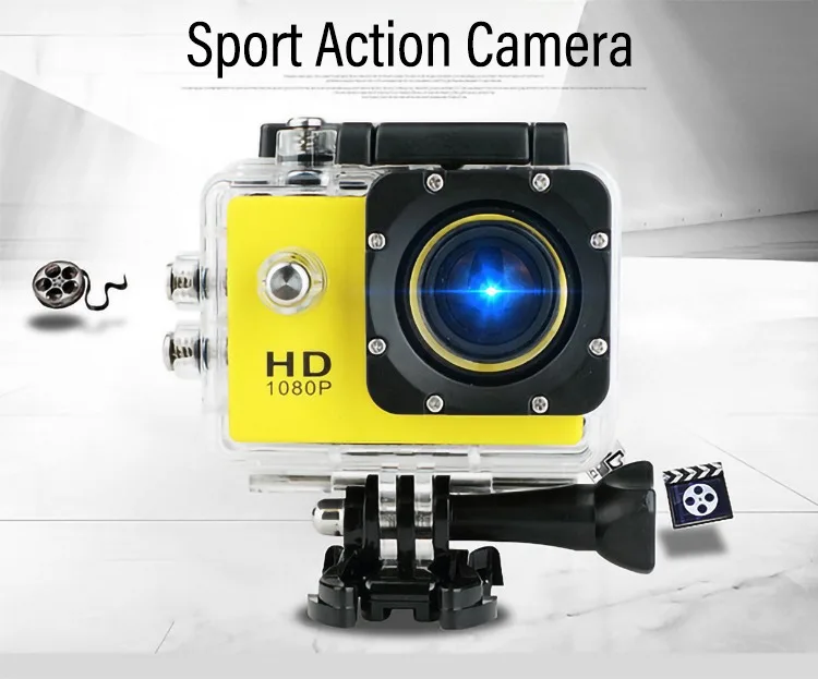 Sports Camera Hd 1080p Mini Camcorders Go Pro Her 9 Motorcycle Helmet
