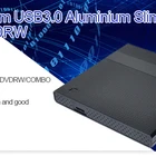 Dvd Player External Blu-ray DVD Drive Portable CD Player USB 3.0 CD/DVD-RAM/RW Burner Rewriter Reader