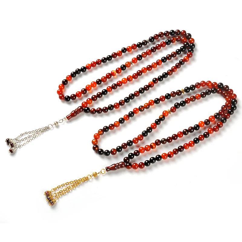 YS270 Manufacturers 99 beads allah rosary Lebanon gemstone necklace muslim beads turkish accessories prayer beads
