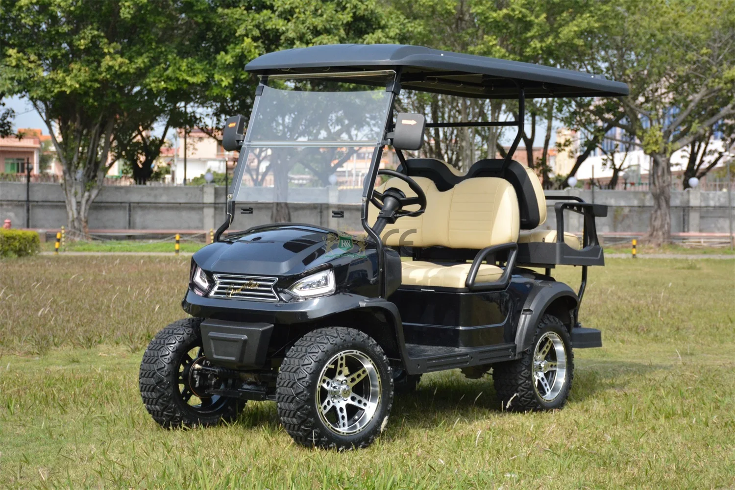 GML-H2+2 Electric Lifted Golf Cart 48v battery 2 seats mini electric car