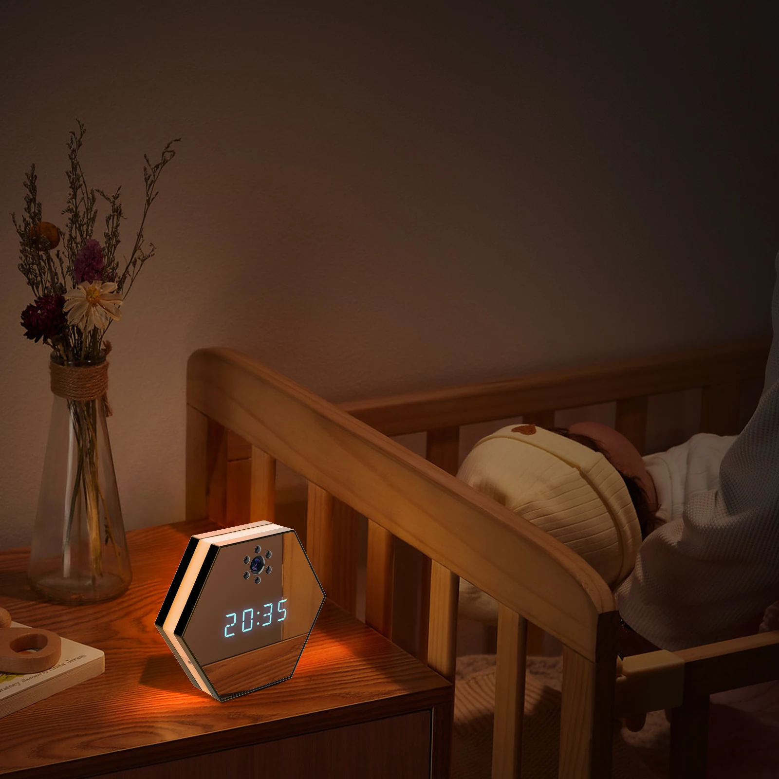 Z17 Clock 2MP IWFCAM APP WIFI security ip camera Wireless Battery Powered WIFI Camera Mini WIFI Diamond Clock Camera