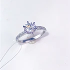 18k Gold Ring 18k Gold Plated Jewelry Sterling Sliver Women Diamond Ring