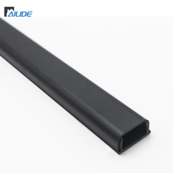 Fireproof type with good insulation 24x12mm PVC cable trunking Square floor plastic Wiring Duct