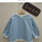 Kids Girl Clothes Girls Kids Clothes 2021 Solid Color Long-sleeved Top And Pants 2 Pieces Kids Girl Clothes Set