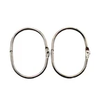 Silver Ring Wholesale Silver Metal O-shaped Open Binder Ring
