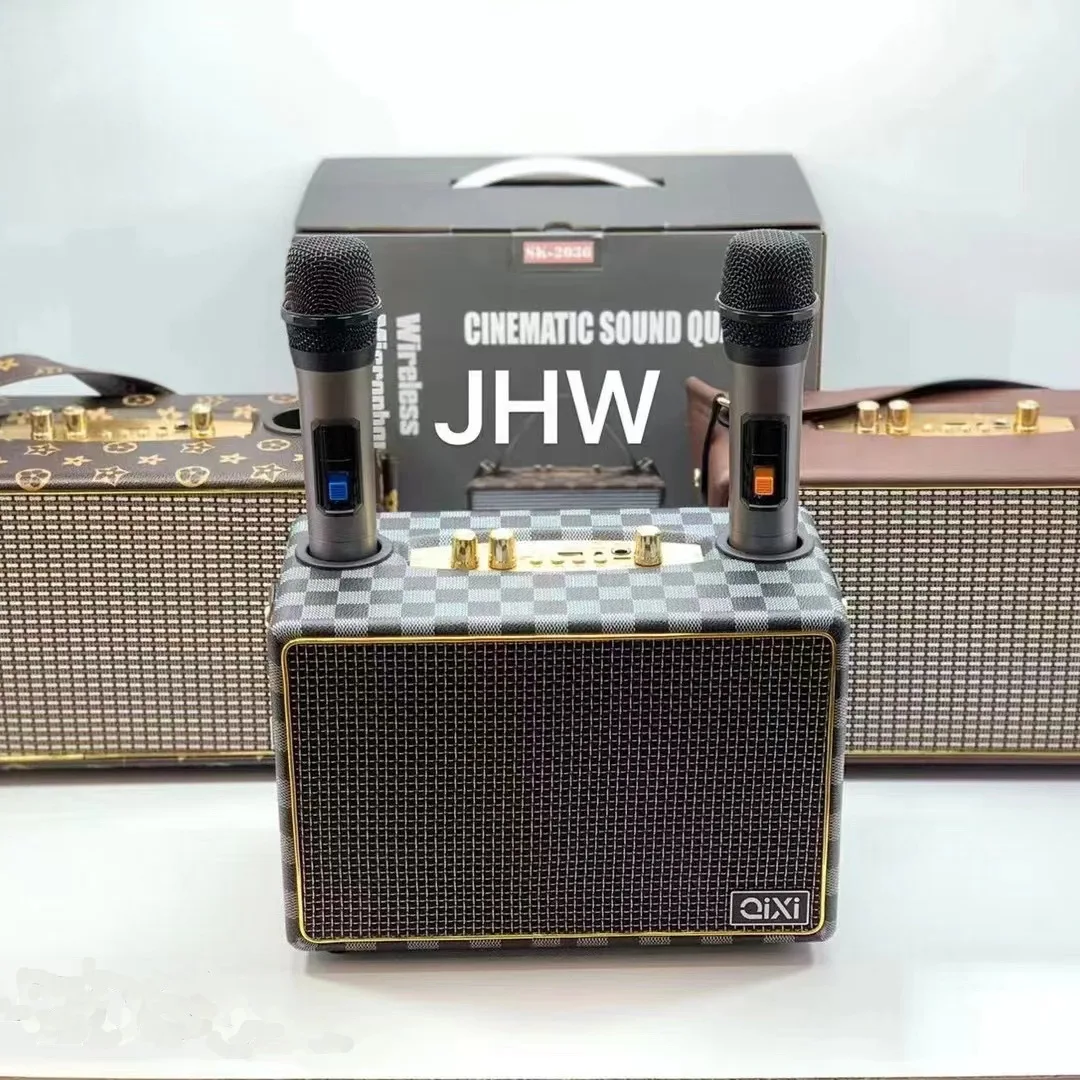 New Vintage Mini Wireless Bass Speaker Portable Stereo Home Speaker Sk