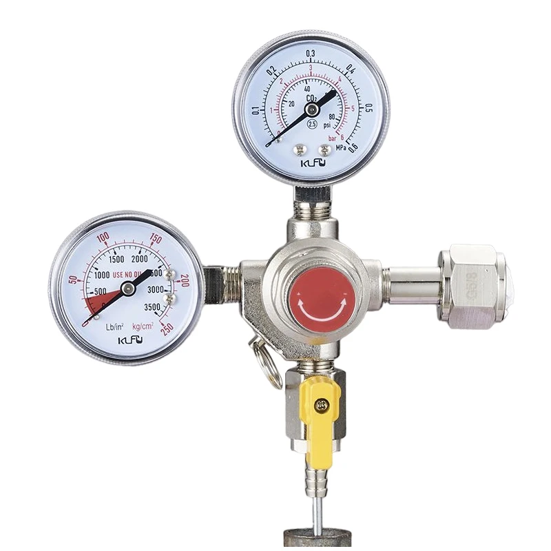 Economy Co2 Pressure Regulator for Draft Beer Homebrew Kegerator CGA320 G5/8 W21.8 Inlet manufacture