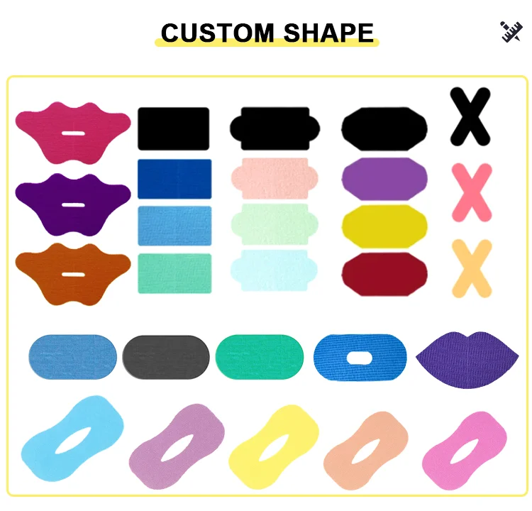 Bamboo Silk Mouth Tape for Sleeping Sleep Strips Nose Breathing Cute Lip Tape for Sleeping details