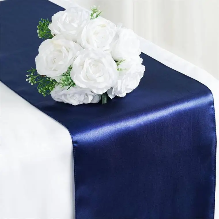 Wholesale High Quality Satin Table Runner for Wedding Decoration