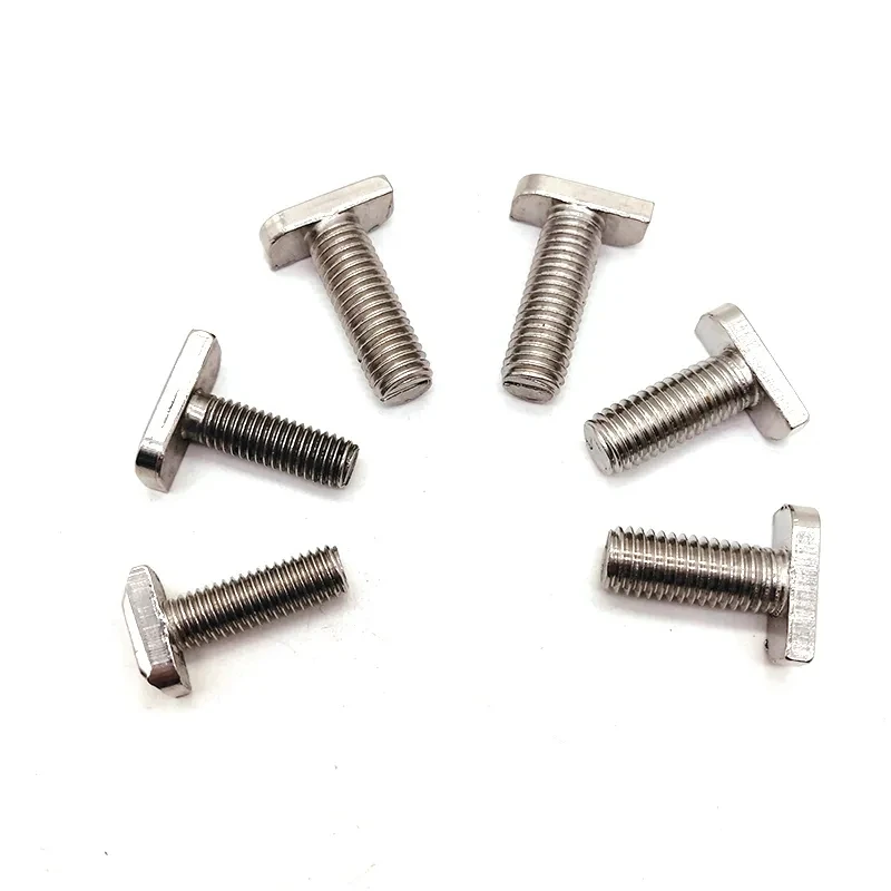 Stainless Steel 304 316 M8 M10 M12 Square Head T Bolt factory