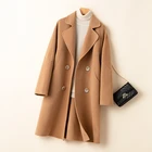 Winter Coat Coats With Mid-length Woolen Winter Coat Ladies Jacket Coats Women With Loose Raglan Sleeves For Women