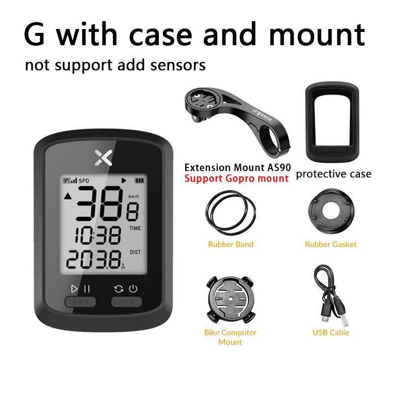 xoss g gps cycling computer wireless bike speedometer