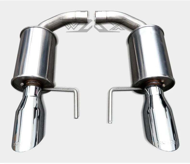 Factory direct sales cat back Exhaust Pipes For Ford Mustang 3.7 5.0 mufflers tail section