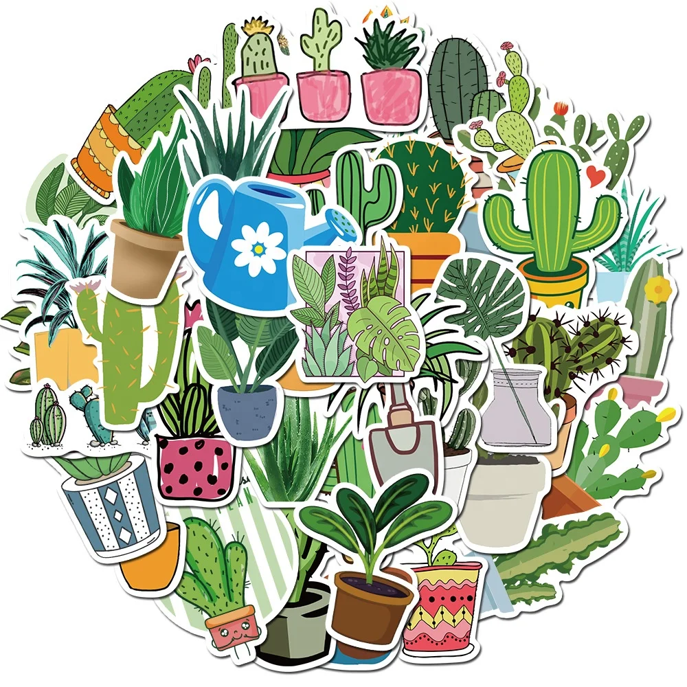 45pcs Greenery Plants Cactus Cartoon Sticker For Decor Home Table Hand  Account Notebook Phone Diy Cartoon Stickers - Buy Cactus Plants Cartoon  Stickers,Cactus Diy Cartoon Stickers,Greenery Plants Cactus Cartoon Sticker  For Decor