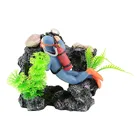 Coral Corals Custom Size Aquarium Resin Stone Artificial Coral Reef Rock For Aquarium