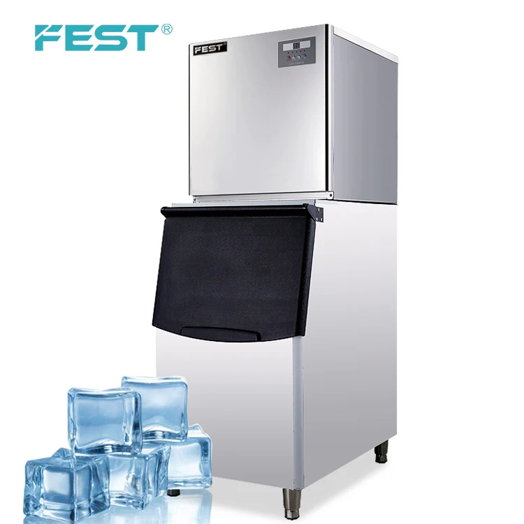 ice maker that makes large cubes