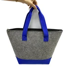 Ladies Upin Amazon Shijiazhaung Premium 2 Color Felt Ladies Tote Zip Eco Bag Cutsom Fashion