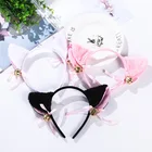 Bells Headband Hairband Kids Accessories Cartoon Hairbands Bells Plush Fox Fur Cat Ear Headbands