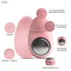 Skin Sonic Cleansing Brush Vkk New Product Skin Massage Silicone Sonic Cleansing Facial Washing Brush