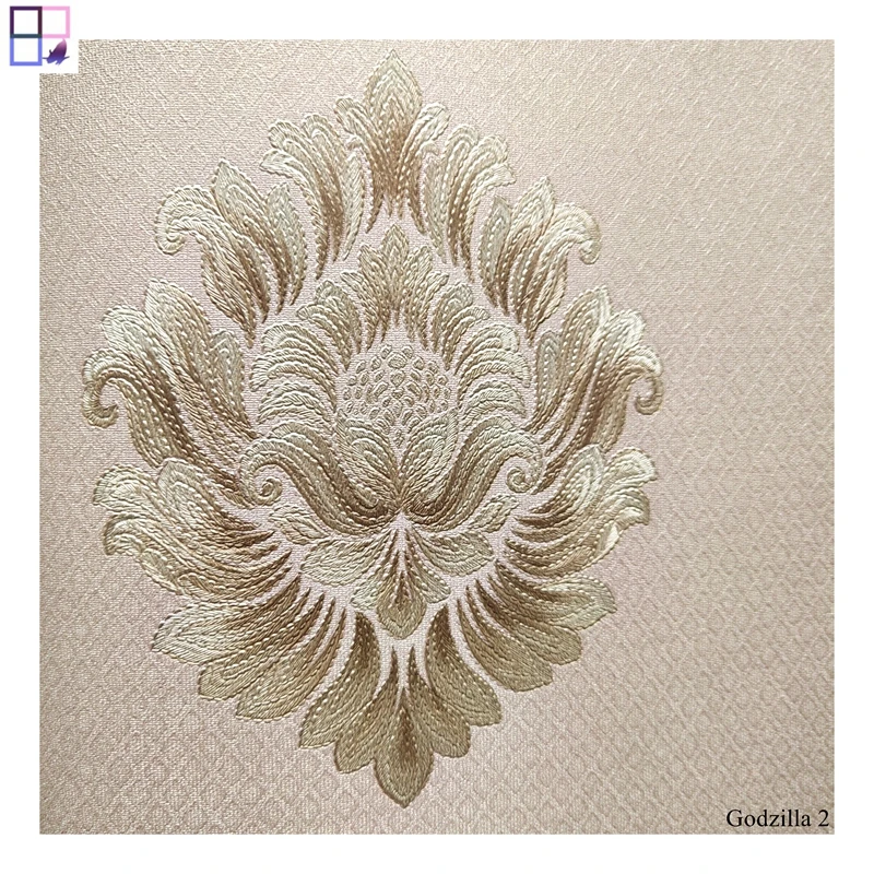 Custom 3d vinyl Effect PVC Cheap Wallpaper roll Manufacturer Hotel Room pvc Wall Paper