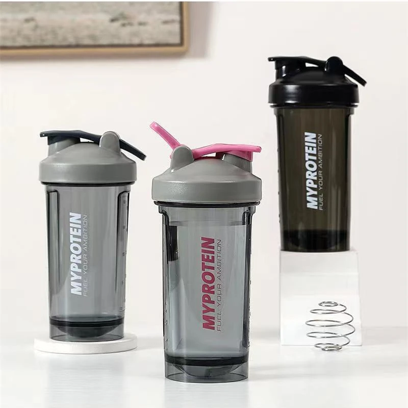 500ML Custom Blender Plastic Classic Workout Clear Protein Whey Shaker Bottle for GYM Fitness