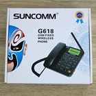 Card Gsm Cordless Telephone With Dual Sim Card Slot FM Mp3 SUNCOMM G618 Gsm Landline Telephone