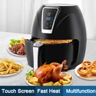 Fryer Pressure Large Touch Screen Digital Electric Air Deep Fryer Pressure Cooker Hot Air Fryer