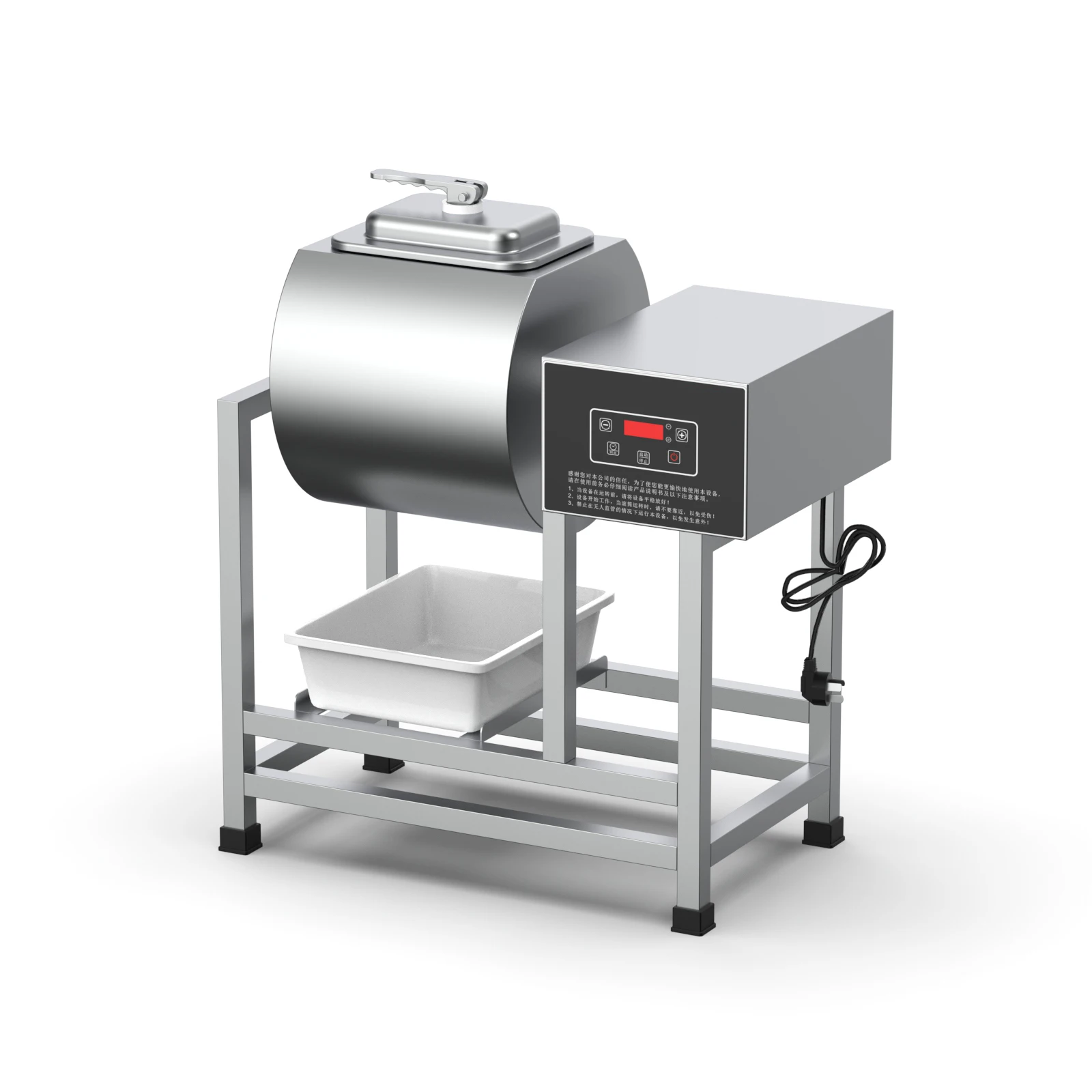 Commercial 50L Mechanical Control Meat Marinator Tumbler Stainless Steel Food Marinating Machine