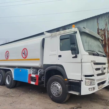 25000L 6X4 Carbon Steel Tanker Truck for Oil Gas Diesel Oil Fuel Tanker Truck White color