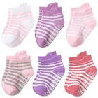 Socks Socks Amazon Kids Cotton Socks Non-slip Baby Cut Socks Stripe Boys' Cotton Boat Socks Wholesale