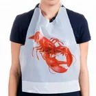 Bibs Bib Factory Custom Wholesale Disposable Lobster Bibs Custom Logo Apron Bib