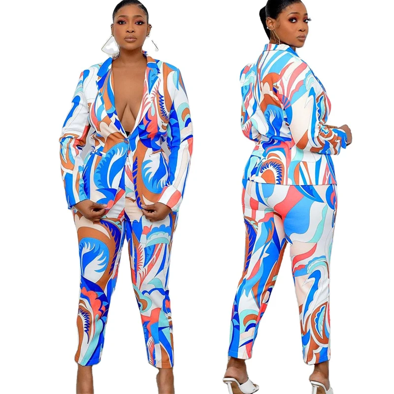 colorful womens pant suits