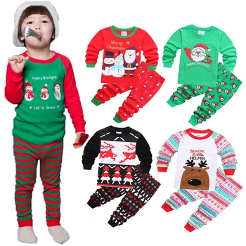 kids christmas pajamas outfit children sleepwear