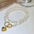 Pearl Necklace Pearl Elegant Minimalist Natural Freshwater Pearl Beaded Necklace