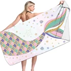 Towel Beach High Quality Mermaid Printing Shower Quick-Dry Bath Towel Microfiber Soft Swimming Beach Towel